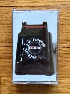 Black Retro Rotary Phone Cassette Tape - Unbranded